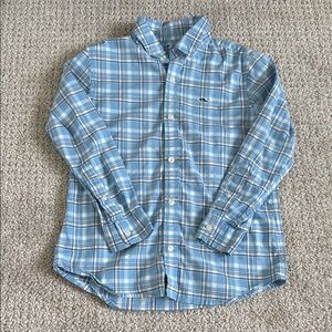 Vineyard Vines Blue Plaid Boy’s Shirt